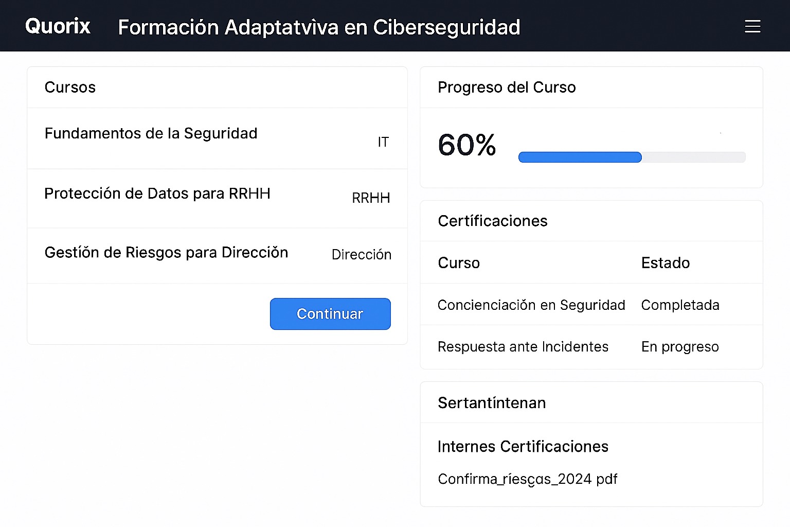 Formación en Ciberseguridad